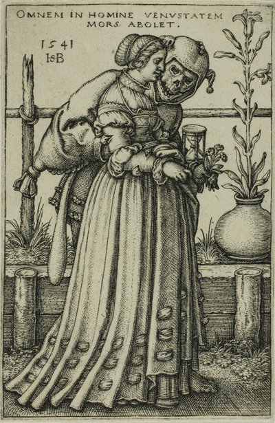 Fruen og Døden af Hans Sebald Beham
