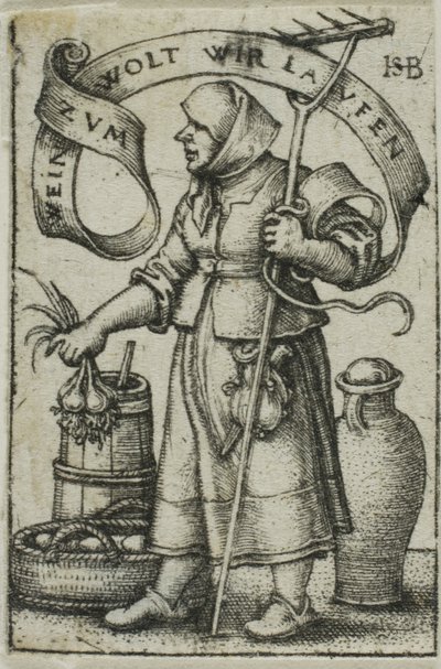 Markedskvinden af Hans Sebald Beham
