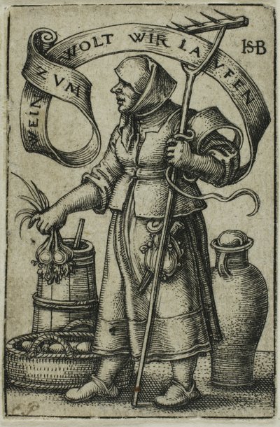 Markedskvinden af Hans Sebald Beham