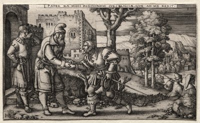Den fortabte søn. af Hans Sebald Beham