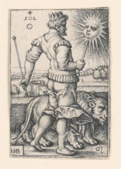 Solen, fra De syv planeter af Hans Sebald Beham