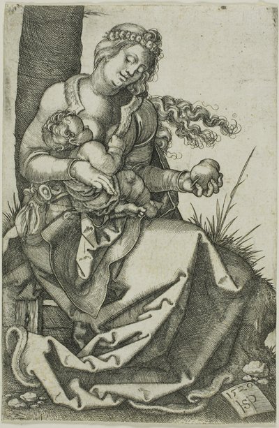 Jomfruen med pæren af Hans Sebald Beham