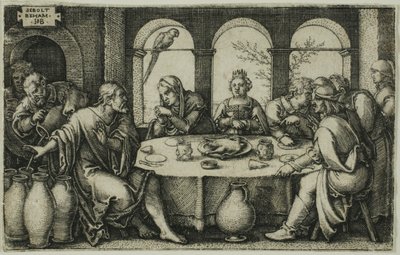 Brylluppet i Kana af Hans Sebald Beham