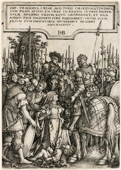 Trajans retfærdighed af Hans Sebald Beham