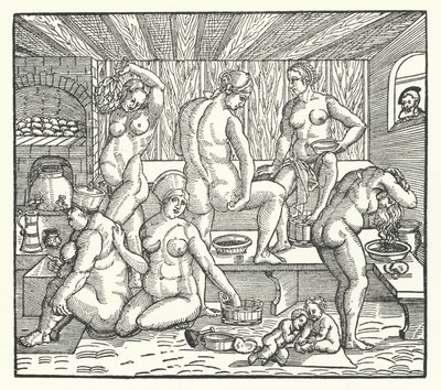 Kvinder i bad af Hans Sebald Beham