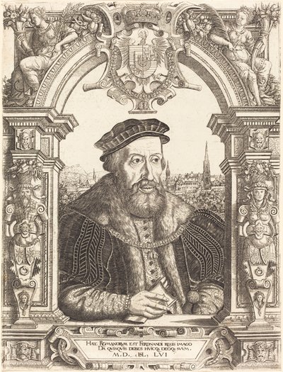 Ferdinand I, 1556. af Hans Sebald Lautensack