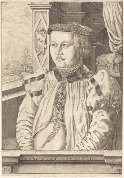Lady von Eckh født Piencsenau, 1553. af Hans Sebald Lautensack