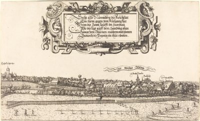 Udsigt over Nürnberg fra øst [højre sektion], 1552. af Hans Sebald Lautensack