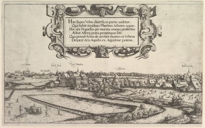 Udsigt over Nürnberg fra vest, 1552. af Hans Sebald Lautensack