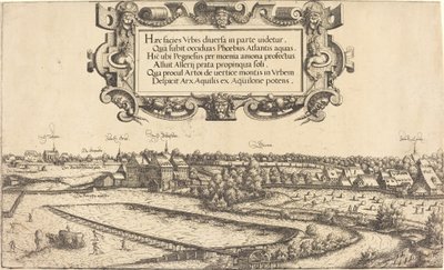 Udsigt over Nürnberg fra vest [venstre sektion], 1552. af Hans Sebald Lautensack