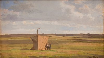 Kunstnerskjulet på heden i Jylland af Hans Smidth