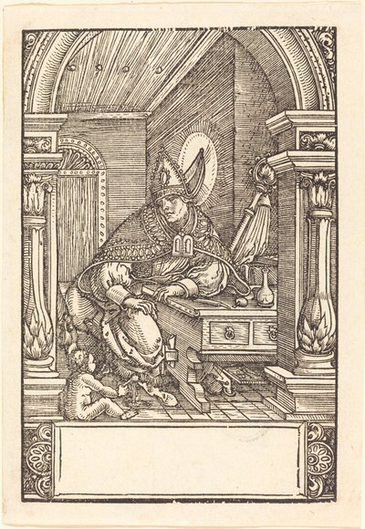 Saint Augustine af Hans Springinklee