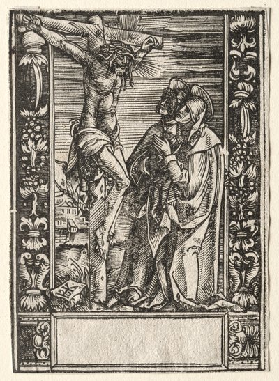 St. Mary og St. John før korset. af Hans Springinklee