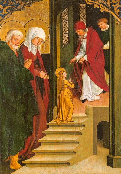 Marias tempel - Inzigkofen-alteret af Hans und Jakob Strüb