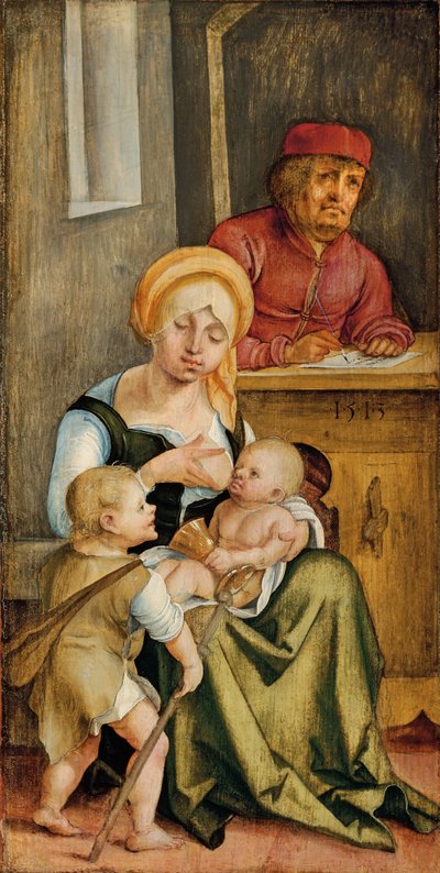 Mary Clopas og hendes familie, 1515 af Hans Suess Kulmbach