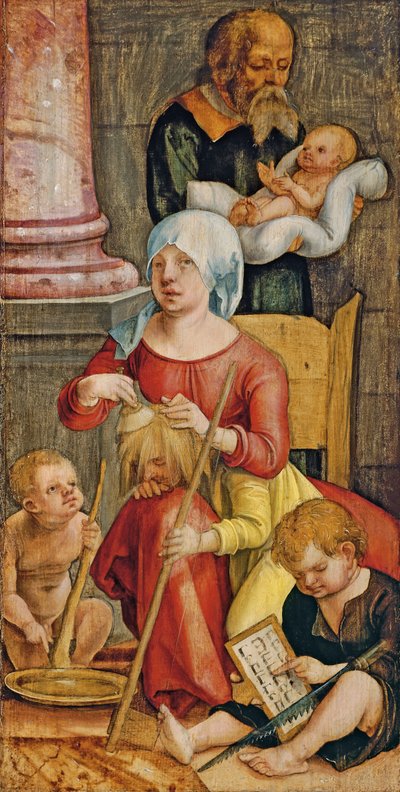 Mary Salome og hendes familie, 1515 af Hans Suess Kulmbach