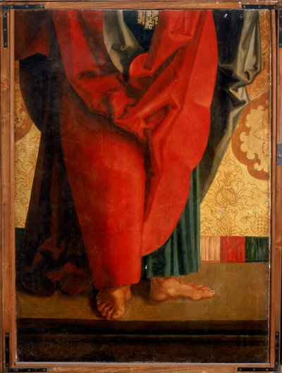 Sankt Peter, nederste sektion, detalje af historier om de hellige Peter og Paulus af Hans Suess Kulmbach