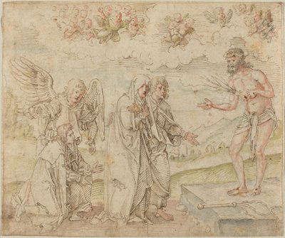 Maria og Johannes før sorgens mand af Hans Süss von Kulmbach