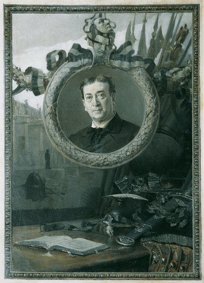 Skuespilleren Adolf von Sonnenthal af Hans Temple