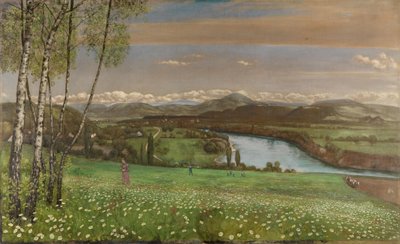 Rhindalen ved Säckingen af Hans Thoma
