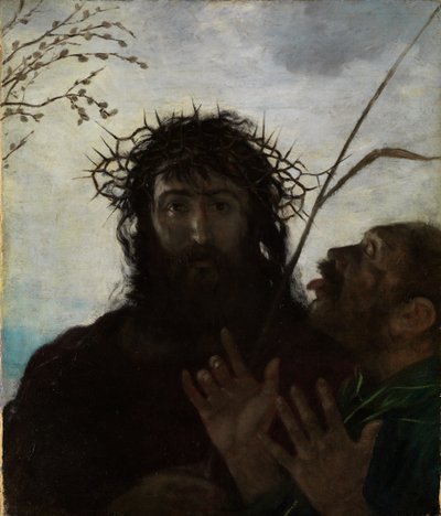 Hån mod Jesus af Hans Thoma
