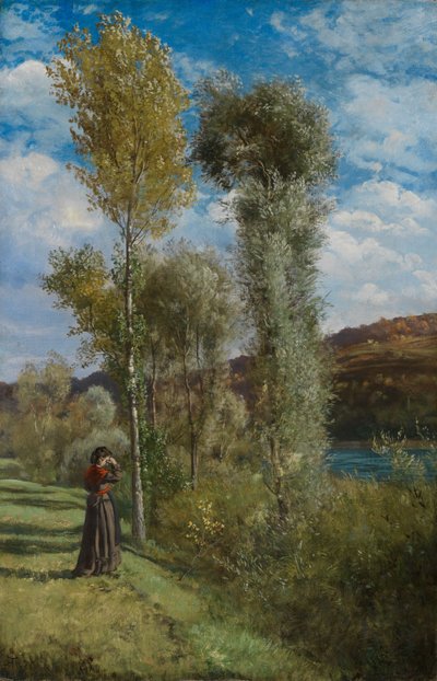 Efterårsdag ved Øvre Rhinen af Hans Thoma