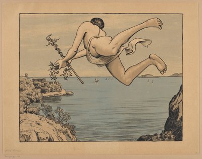 Den flyvende Merkur, pl. 76 af Hans Thoma