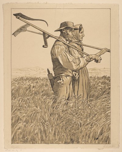 Et par græsslåere af Hans Thoma