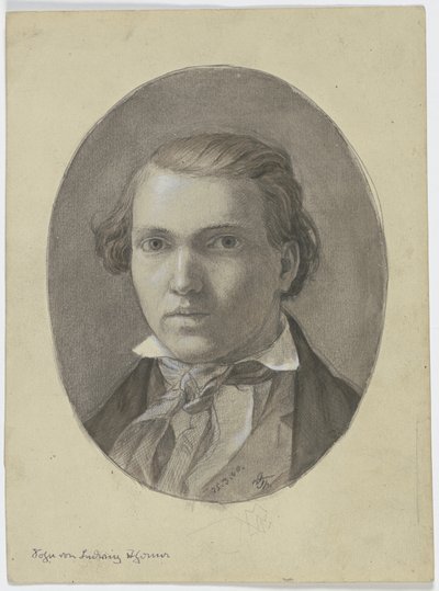 Portræt af en søn af Ludwig Thoma af Hans Thoma