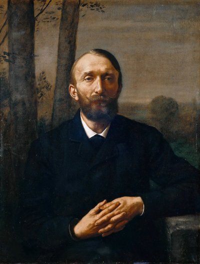 Portræt af Konrad Fiedler 1841-1895, 1884. af Hans Thoma