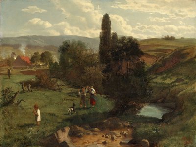 Landskab i Schwarzwald af Hans Thoma