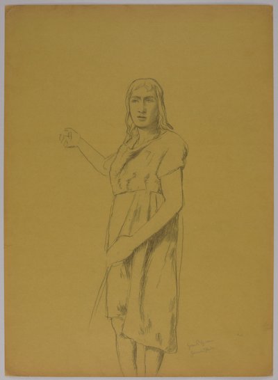 Heiliger Johannes der Täufer af Hans Thoma
