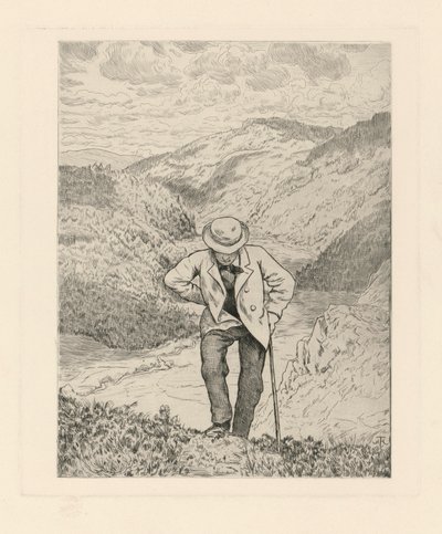 Vandrere i bjergene af Hans Thoma