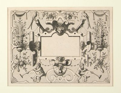 16 dekorative cartouche-designs af Hans Vredeman de Vries