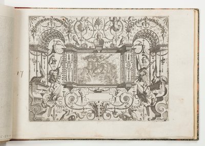 Tavle 17, fra Grotteßco på forskellige måder (Various Grotesques) af Hans Vredeman de Vries
