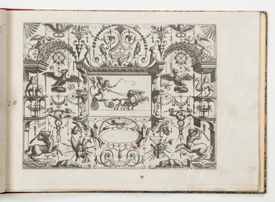 Tallerken 20, fra Grotteßco på forskellige måder (Various Grotesques) af Hans Vredeman de Vries