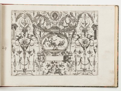 Tavle 24, fra Grotteßco: på forskellige måder (Various Grotesques) af Hans Vredeman de Vries