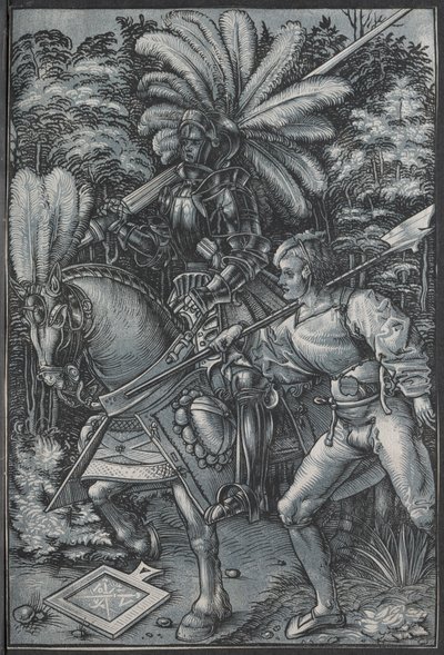 Ridderen og Lansquenet, ca. 1512. af Hans Wechtlin