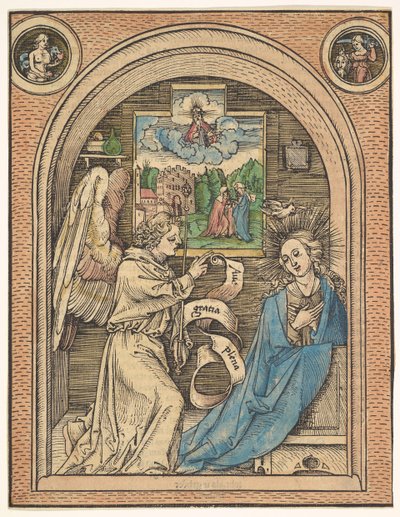 Bebudelsen, slutningen af det 15.-begyndelsen af det 16. århundrede. af Hans Wechtlin the Elder