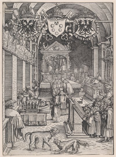 Maximilian I høremesse, ca. 1515. af Hans Weiditz