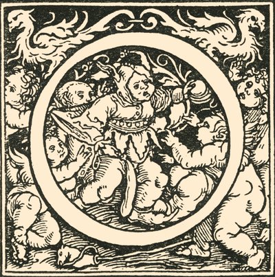 O - An Alphabet af Hans Weiditz, c1520-1521, 1908. af Hans Weiditz