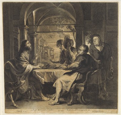 Måltid i Emmaus af Hans Witdoeck