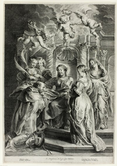 St. Ildefonso før Jomfruen af Hans Witdoeck