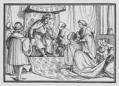Esther er kronet dronning, Esther II, 17 af Hans after Holbein the Younger