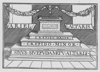 Guds herlighed vender tilbage til templet, Ezekiel XLIII, 4 af Hans after Holbein the Younger