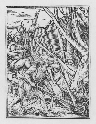 Holbeins Dødedans: Syndefaldets konsekvenser af Hans after Holbein the Younger