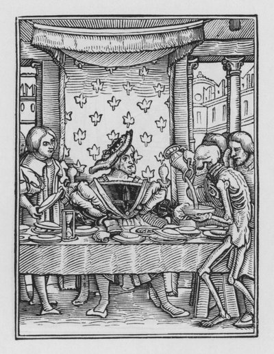 Holbeins Dødedans: Kongen af Hans after Holbein the Younger