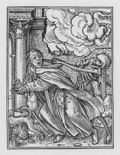 Holbeins Dødedans: The Mendicant Friar af Hans after Holbein the Younger