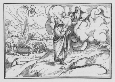 Brændofrene, 3. Mosebog 1, 2 af Hans after Holbein the Younger