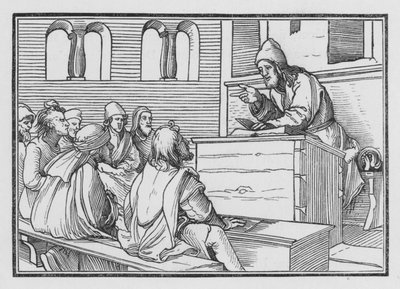 Profetien om Amos, Amos I, 1 af Hans after Holbein the Younger